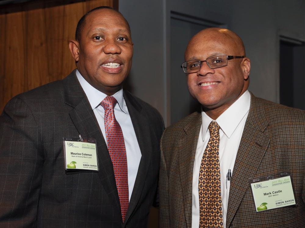 Maurice Coleman, Senior Vice President, Bank of America and Chair, New York City LISC Local Advisory Committee; Mark Castle, Vice President, BNY Mellon