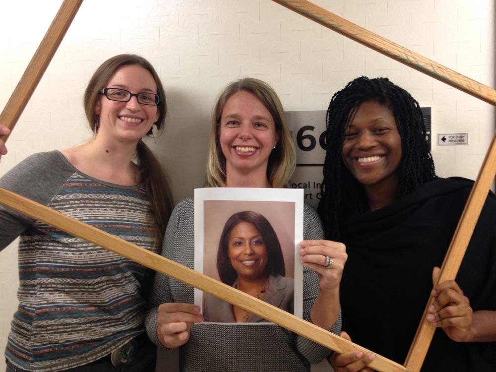 Stephanie Inson, Jackie Burau, Amber Elliot, and Tahirih Ziegler, Executive Director (pictured), all from Detroit LISC