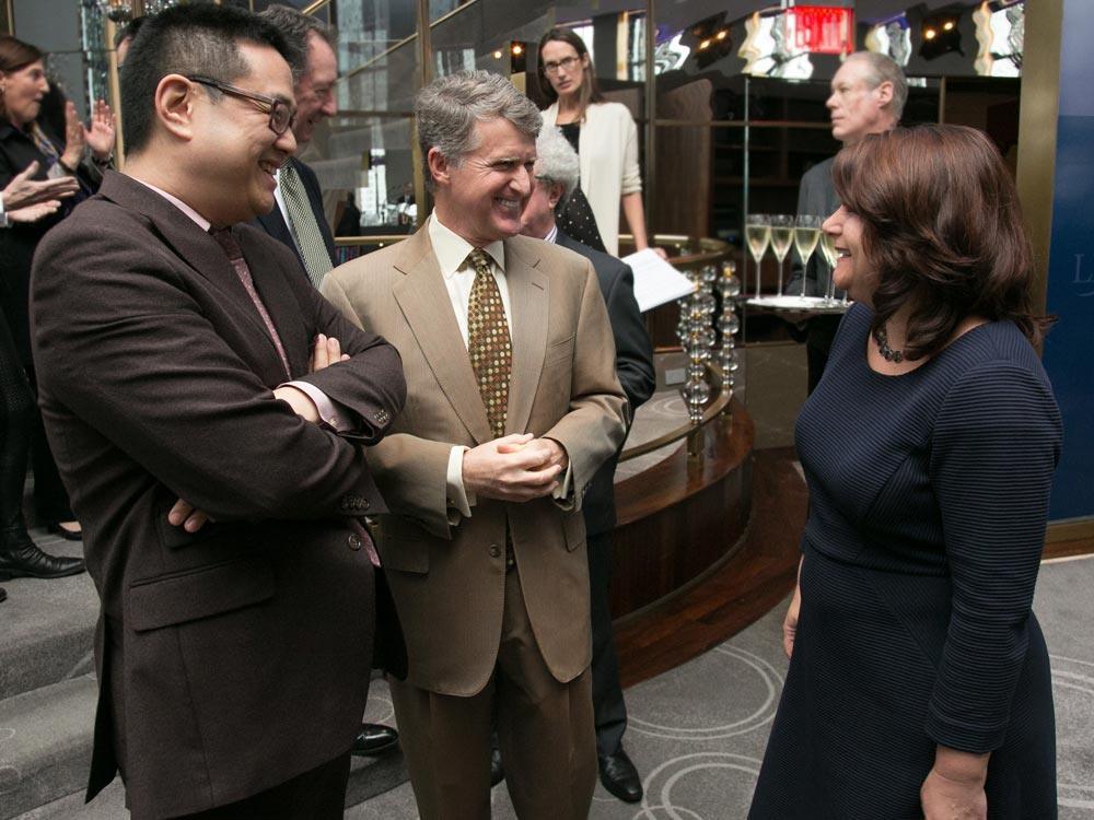 Don Chen, Director, Equitable Development, Ford Foundation; Rip Rapson, President, Kresge Foundation; Brandee McHale, President & CEO and Director of Corporate Citizenship, Citi Foundation
