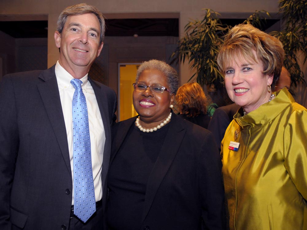 John Donahoo, U.S. Trust; Janet Owens, LISC Jacksonville; Martha Barrett, Senior VP, Bank of America