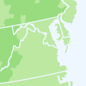 Map of Washington, DC